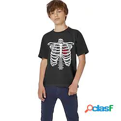 Bambino Da ragazzo Halloween maglietta Manica corta Stampa