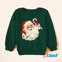 Bambino Unisex Natale Felpa Manica lunga Pop art Babbo