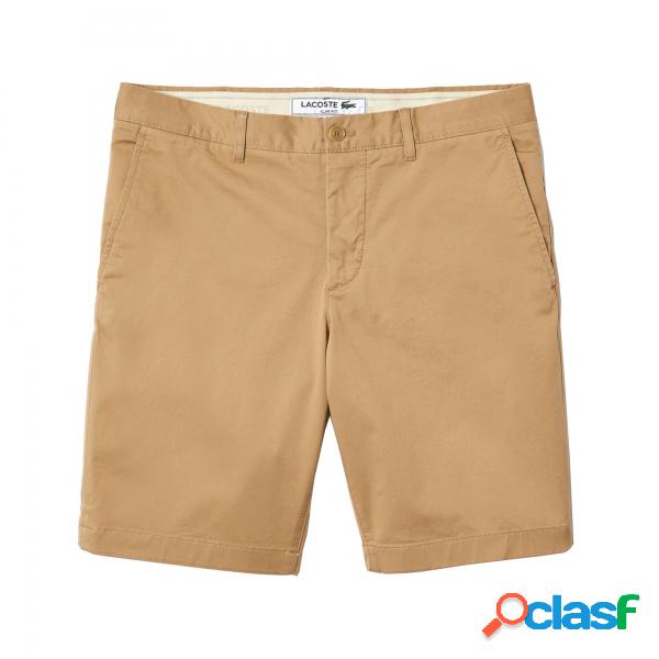 Bermuda da uomo in cotone elasticizzato slim fit Lacoste