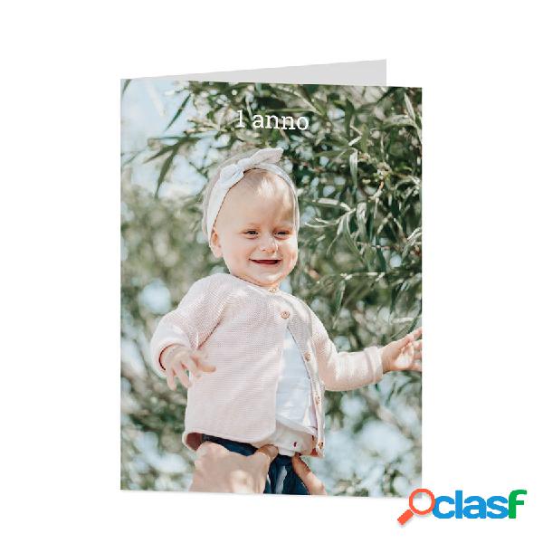 Biglietto fotografico personalizzato - XL - Verticale