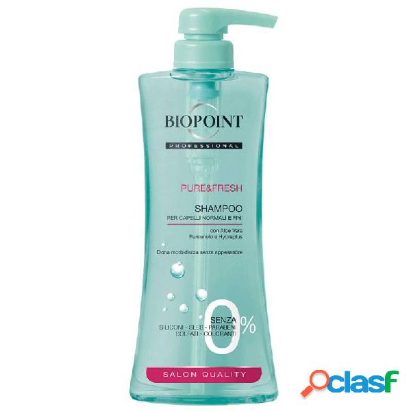 Biopoint pure & fresh shampoo capelli normali e fini 400 ml