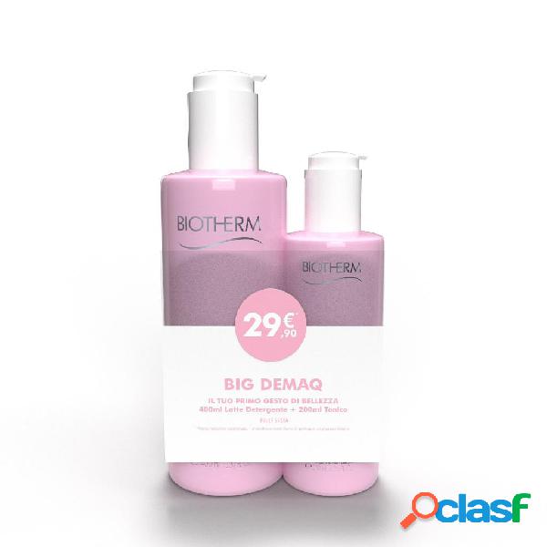 Biotherm cofanetto duo pack big demaq con biosource lait