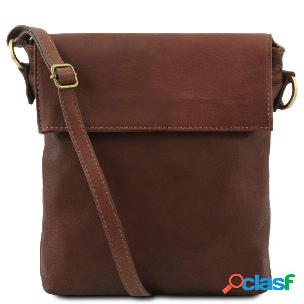 Borsa a tracolla in pelle Marrone