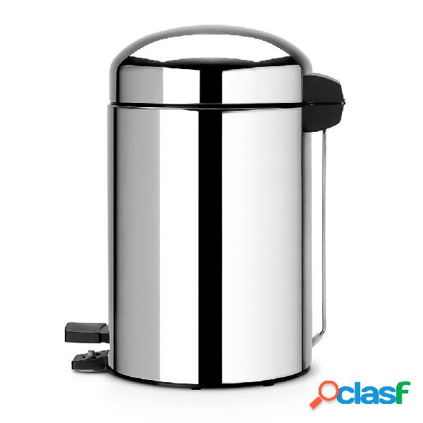 Brabantia Retro Bin Classic - 3 Lt Acciaio Satinato