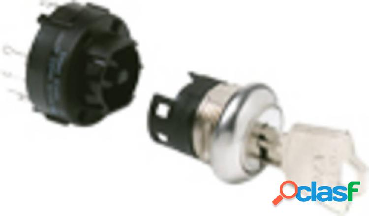 C & K Switches Interruttore a chiave 20 V 2 x On / On / On 3