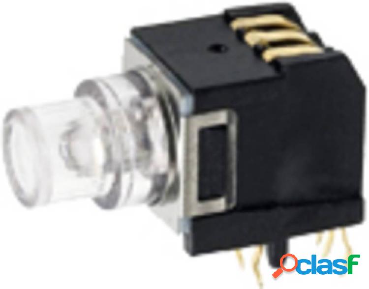 C & K Switches Pulsante 100 mA 1 x On / (On) Verde IP40 1