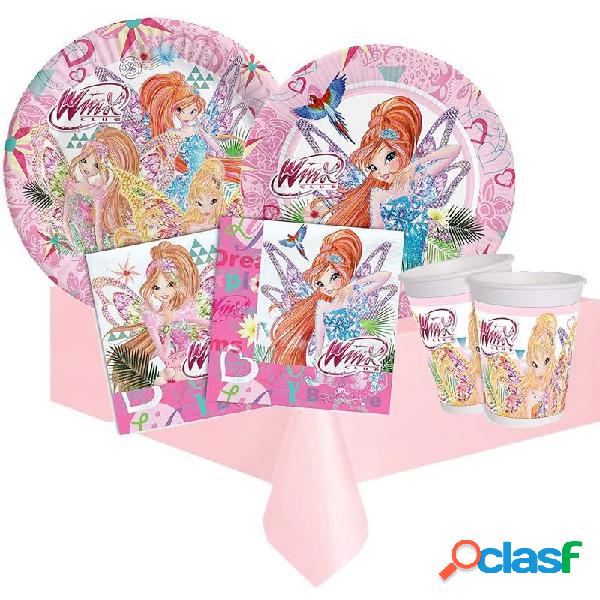 COORDINATO ADDOBBI FESTA WINX CLUB BUTTERFLIX KIT N 43