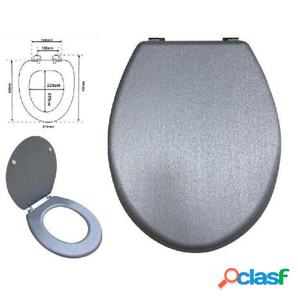 COPRIWATER COPRI SEDILE WC BAGNO UNIVERSALE CERNIERE ACCIAIO