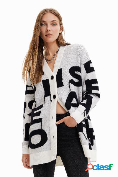 Cardigan Aperto Manifesto