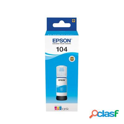 Cartuccia Epson C13T00P240 T00P2 104 originale CIANO