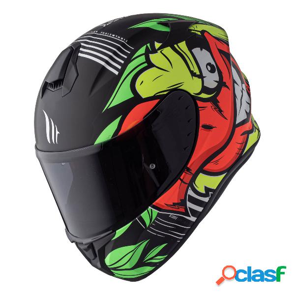 Casco integrale mt helmets targo truck a2 giallo opaco
