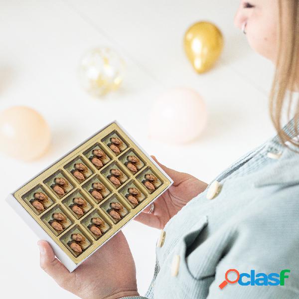 Cioccolatini a Praline - Quadrati - set di 15