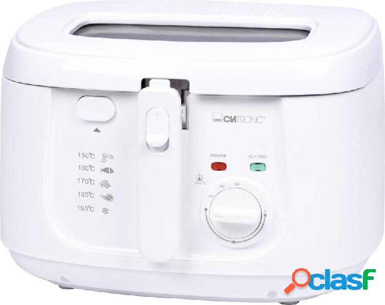 Clatronic FR 3771 Friggitrice 1800 W Bianco