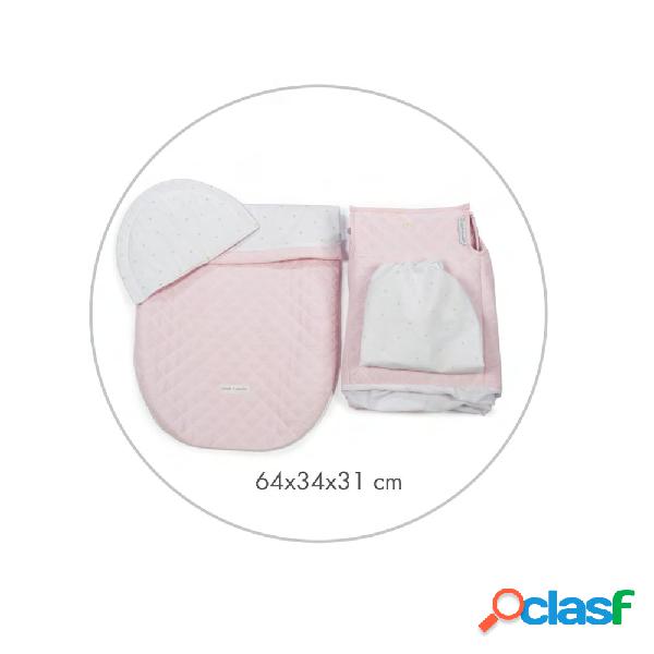 Completo Mini Culla in Vimini Pasito A Pasito Marìa Rosa