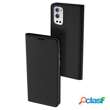 Custodia Flip Dux Ducis Skin Pro OnePlus 9 Pro - Nera