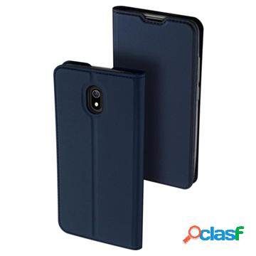 Custodia Flip Dux Ducis Skin Pro Xiaomi Redmi 8A - Blu scuro