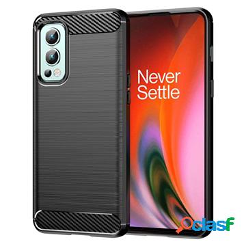 Custodia in TPU spazzolato OnePlus Nord 2 5G - Fibra di
