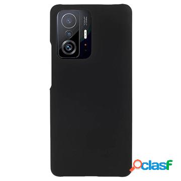 Custodia in plastica gommata Xiaomi 11T/11T Pro - nera