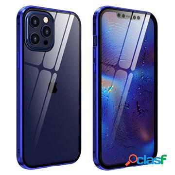 Custodia magnetica per iPhone 12 Pro Max con vetro temperato