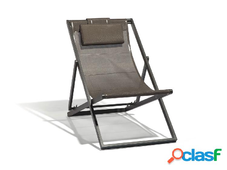 Diphano Alexa Sedia da Spiaggia in Tessuto