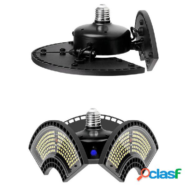 E27 Sensore di luce LED Lampadina UFO Garage pieghevole