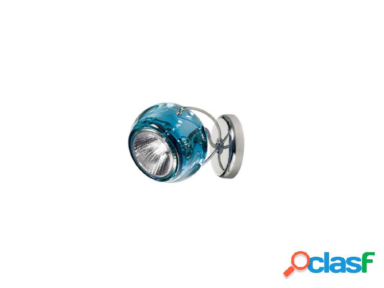 Fabbian Beluga Applique in Vetro Trasparente