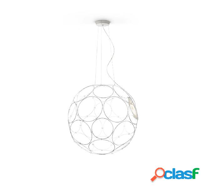 Fabbian F30 Giro Lampada A Sospensione Bianco