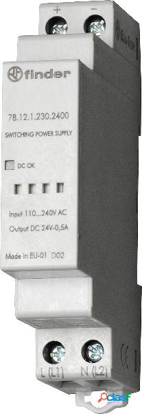 Finder 78.12.1.230.1200 Alimentatore per guida DIN 12 V/DC