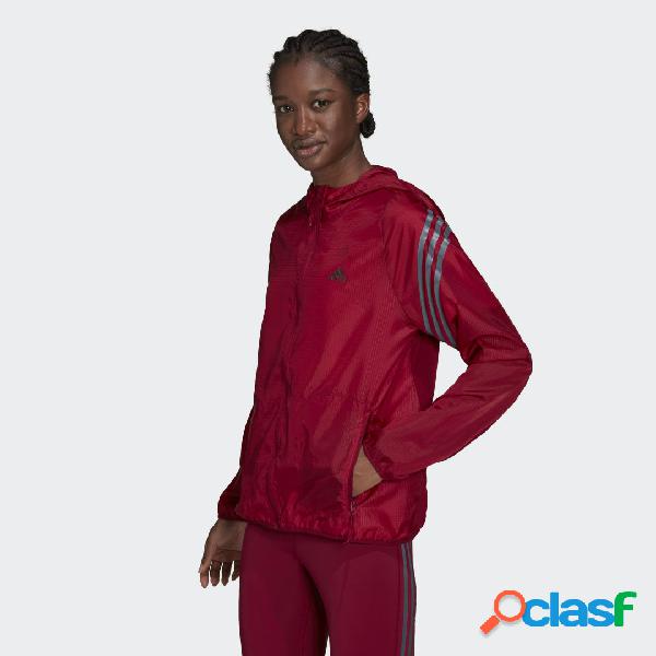 Giacca a vento da running Run Icons 3-Stripes Hooded