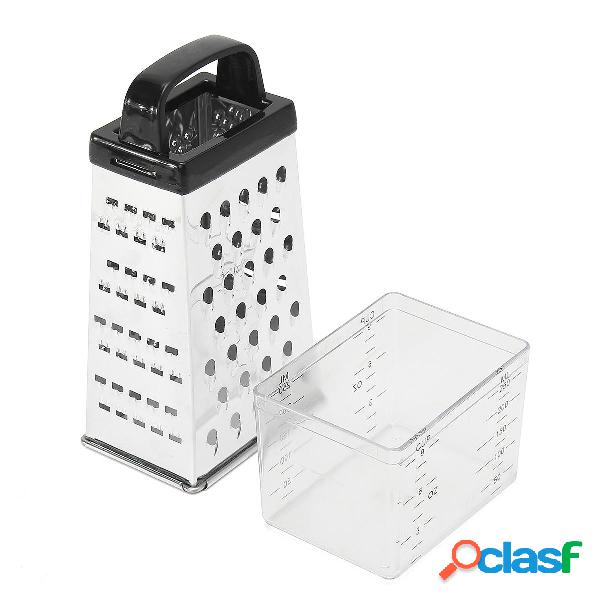 Grattugia Scatola in acciaio inox a 4 lati con formaggio