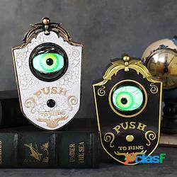 Halloween One Eye Campanello Decorazione Led Emissione Di