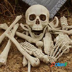 Halloween spaventoso scheletri umani in resina artificiale