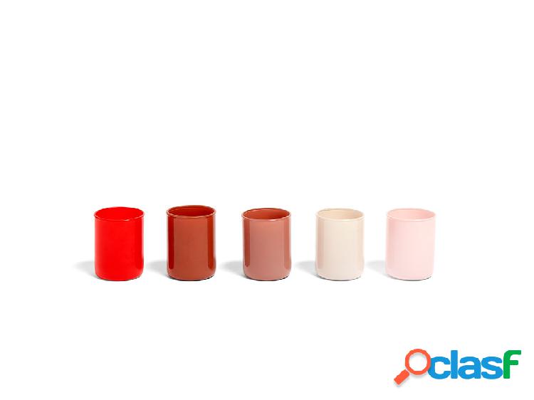 Hay Spot Votive Set di 5 Portancandele Piccole