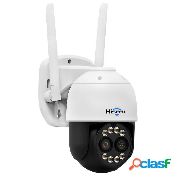 Hiseeu 2K PTZ Wifi IP fotografica Protezione di sicurezza