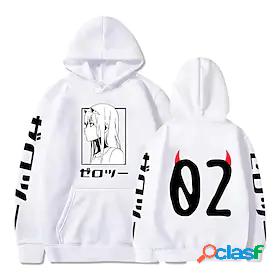 Inspired by Darling in the Franxx Zero Two 02 100% Polyester