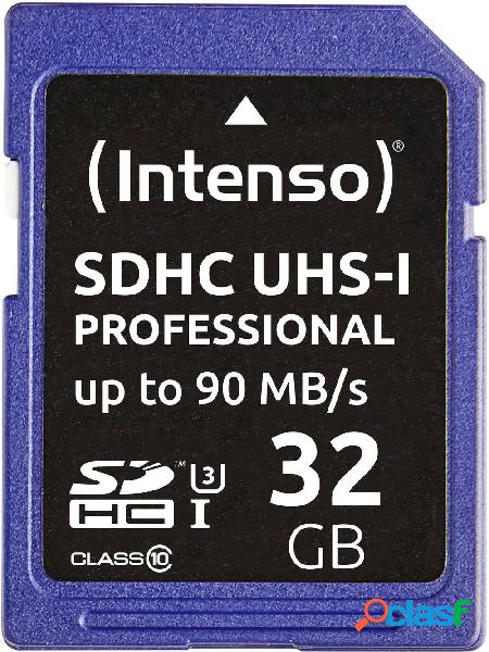 Intenso Professional Scheda SDHC 32 GB Class 10, UHS-I