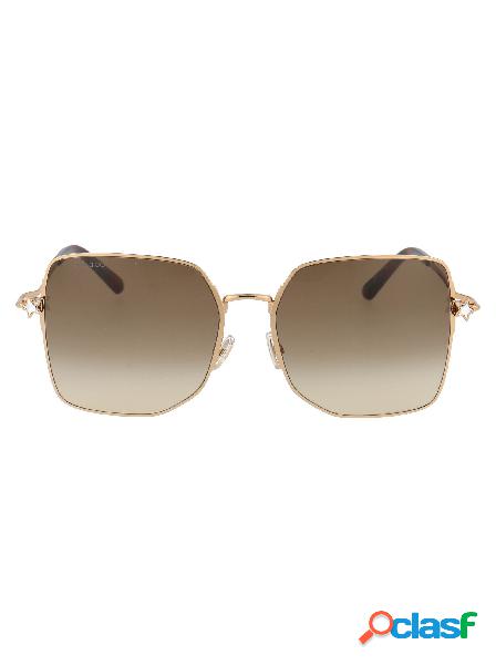 JIMMY CHOO OCCHIALI DA SOLE DONNA TRISHAGSKJ5GHA METALLO