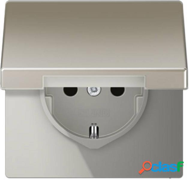 Jung 1 parte Frutto Presa schuko con coperchio a cerniera