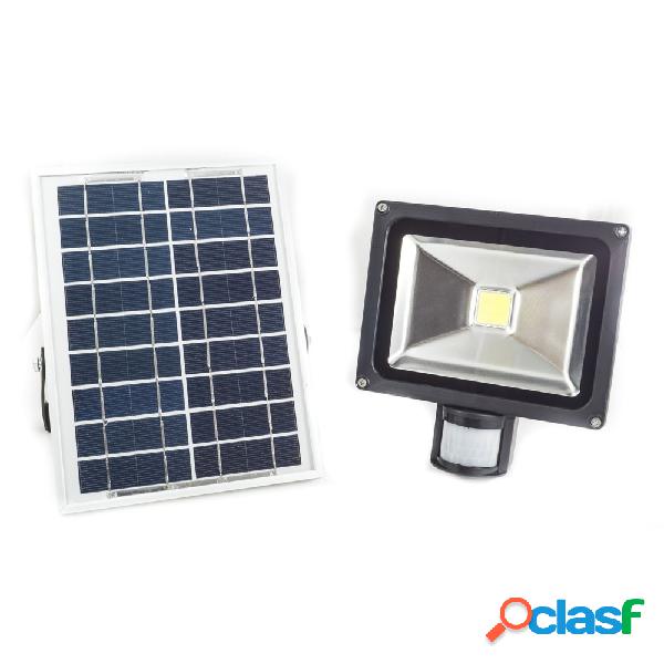 KIT FARETTO PANNELLO CON SENSORE A ENERGIA SOLARE E