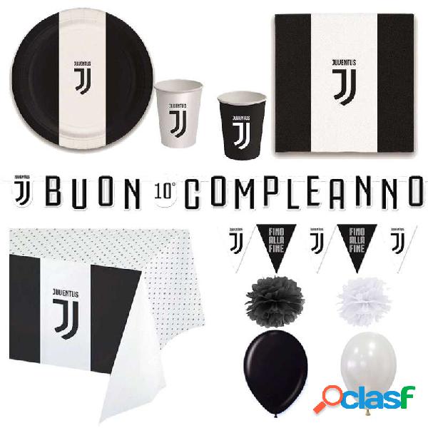 KIT N.46 JUVENTUS - ACCESSORI PER TIFOSI BIANCO NERI