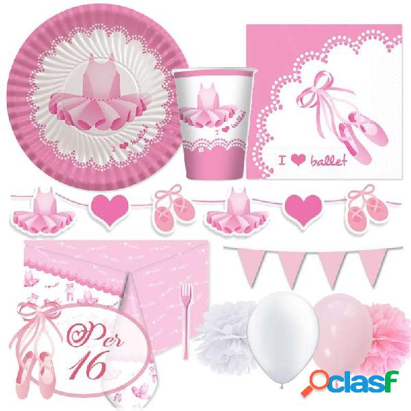 KIT N.54 I LOVE BALLET - ADDOBBI COMPLEANNO