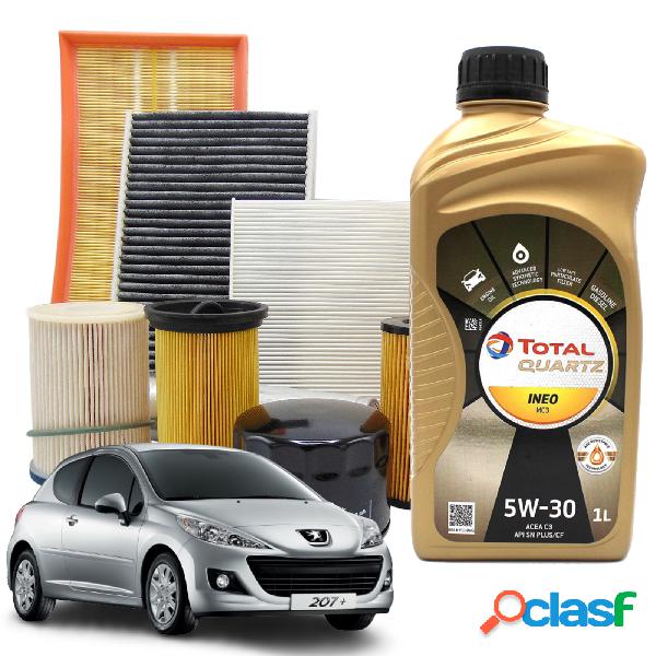 Kit Filtri Olio Total 5W30 Peugeot 207 Citroen C3 1.4 Hdi