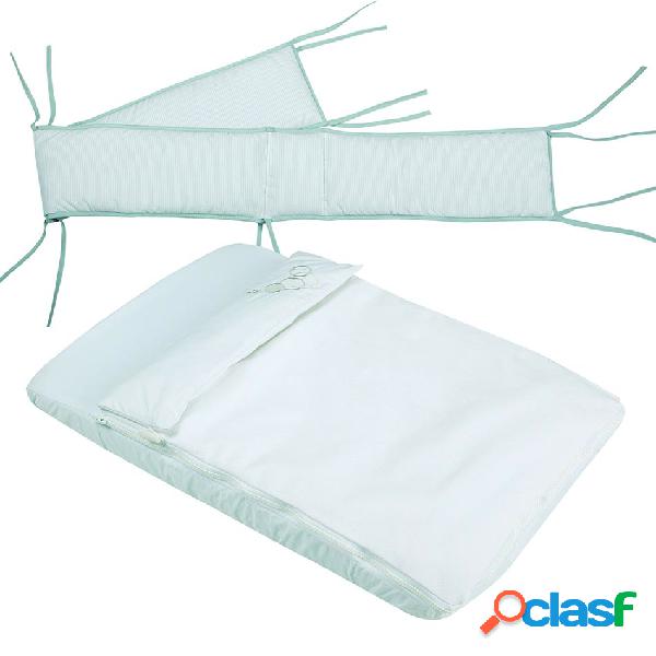 Kit Sacco + Protettore Culla Cocodo Bianco Micuna
