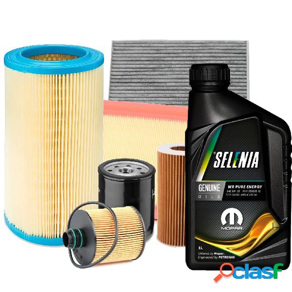 Kit Tagliando + Olio Selenia 5w30 FIAT 500 1.3 MULTIJET