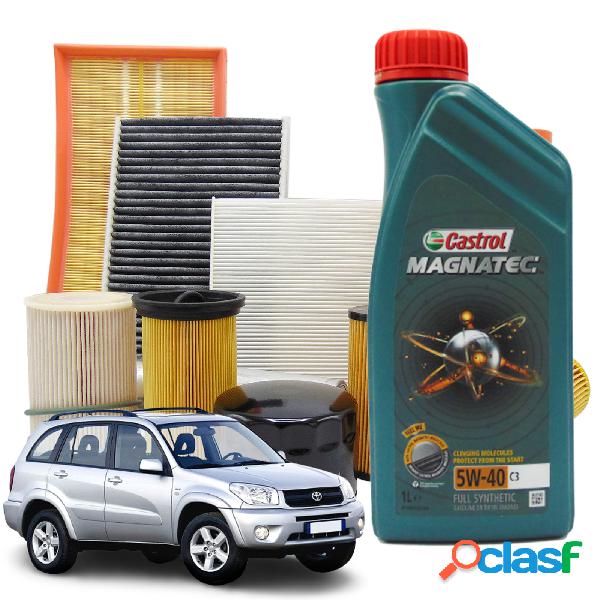 Kit tagliando filtri e olio Magnatec 5w40 C3 Toyota Rav4 II