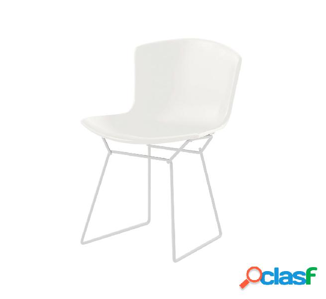 Knoll Bertoia SIde Plastic Chair - Bianco
