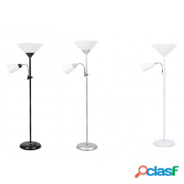 LAMPADA PIANTANA DA TERRA 180CM 2 BRACCI PARALUME LUCE