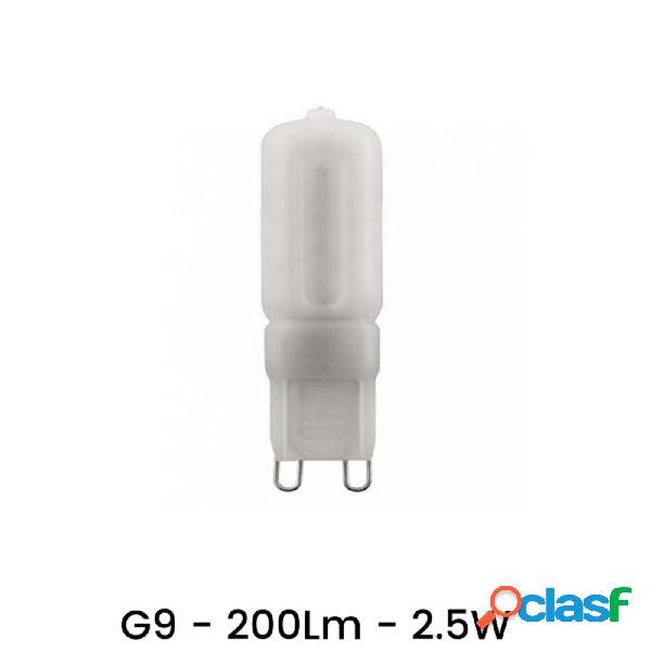 LAMPADINA LED G9 2.5 WATT LUCE BIANCO CALDO 3000K FREDDO