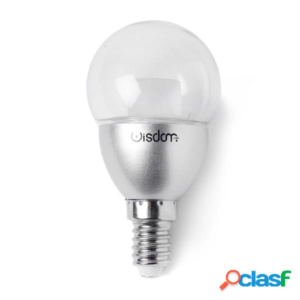 LAMPADINA LED MINIGLOBO E14 DA 4W LUCE FREDDO NATURALE CALDO