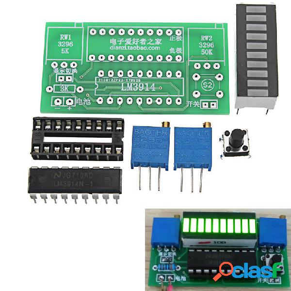 LED Kit indicatore di alimentazione DIY Batteria Tester